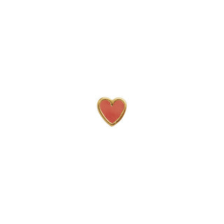 STINE A - Petit Love Heart - Coral Gold