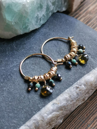 5 OCTOBRE - Iva Earrings - Green