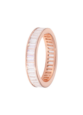 Emilia by Bon Dep - Eternity Ring Rose Rectangular